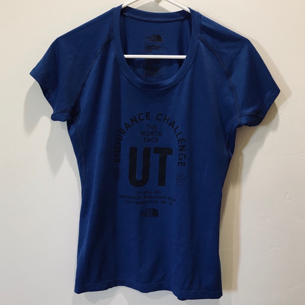 The North Face Blue Tee - Race Tee M